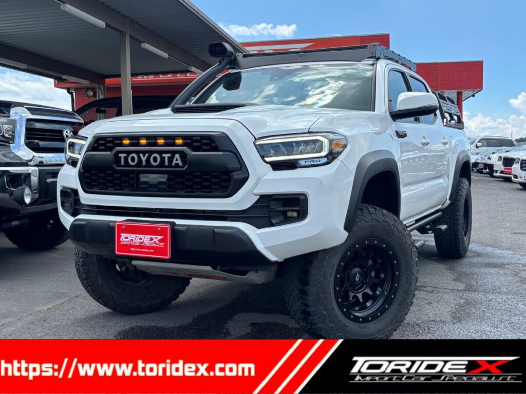 【新入荷車両】カスタムされたTRD PROタコマ入荷致しました！